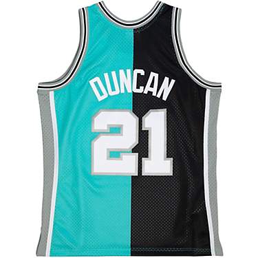 Mitchell & Ness Men's San Antonio Spurs Duncan NBA Split Swingman 1998 Jersey                                                   