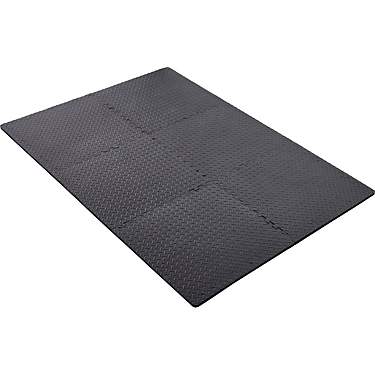 BCG 3/4” Diamond Plate Fitness Flooring System 6-Pack                                                                         