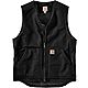 Carhartt Men's Relaxed Fit Washed Duck Sherpa-Lined Vest                                                                         - view number 1 selected