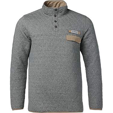Magellan Outdoors Men's Campfire Quilted Quarter Snap Pullover                                                                  