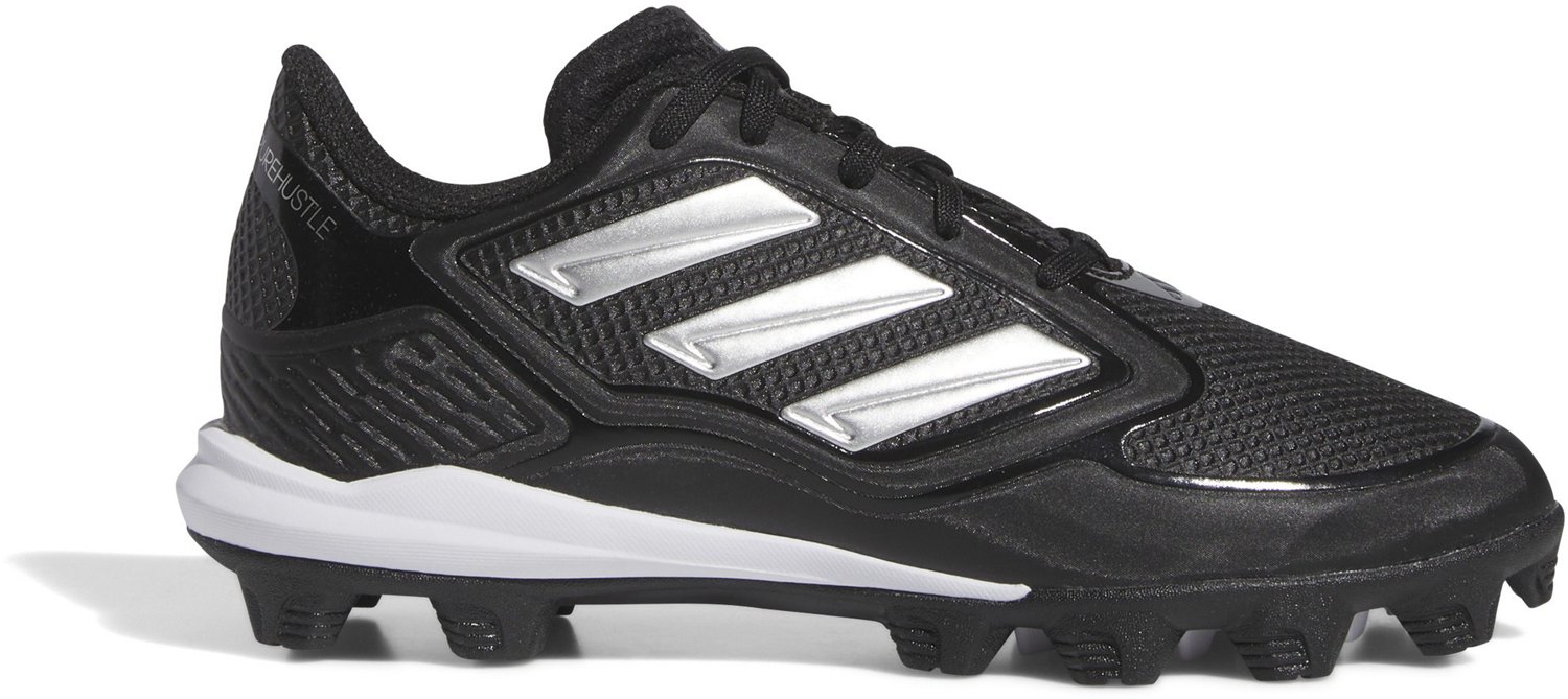 adidas Girls' PureHustle 3 MD Baseball Cleats                                                                                    - view number 1 selected