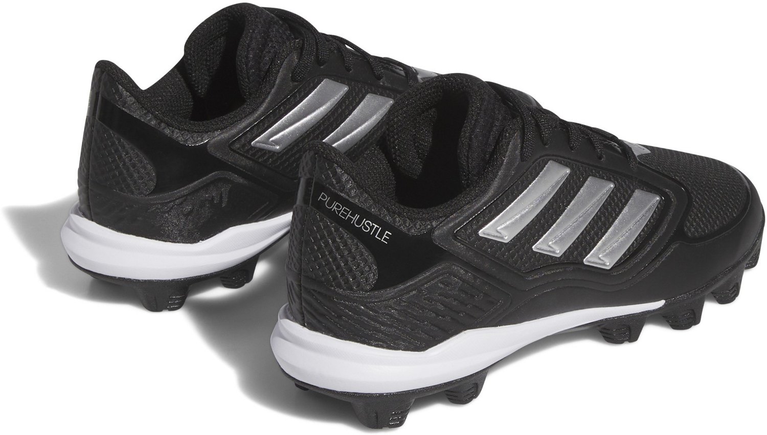 adidas Girls' PureHustle 3 MD Baseball Cleats                                                                                    - view number 4