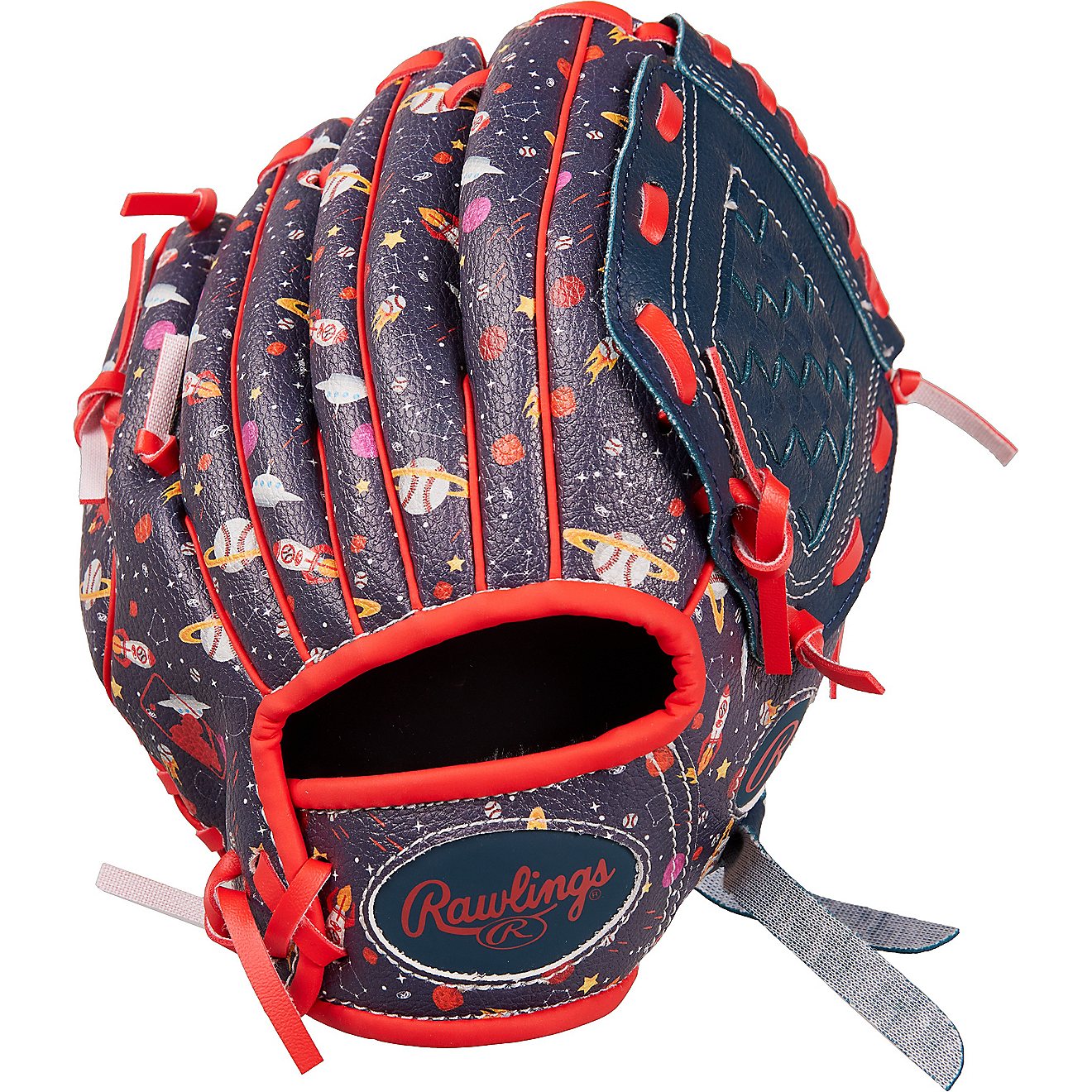 Rawlings Kids' 9 in Players Series Spaceships & Rockets T-Ball All Purpose Glove                                                 - view number 2