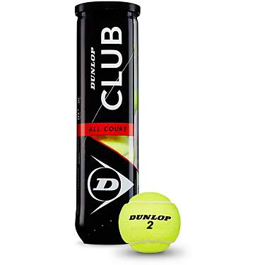 Dunlop TB Club All Court 4 Entry Level Tennis Balls 4-Pack                                                                      