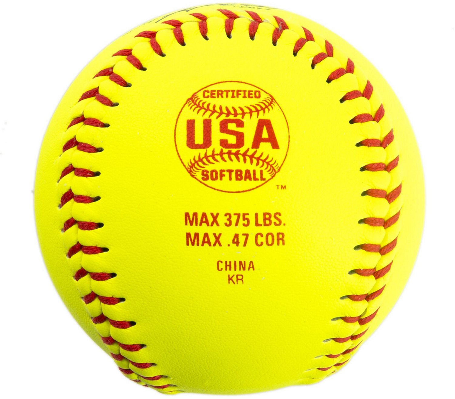 Dudley 11 in USA Thunder Heat Fast-Pitch Gameball Softball                                                                       - view number 4