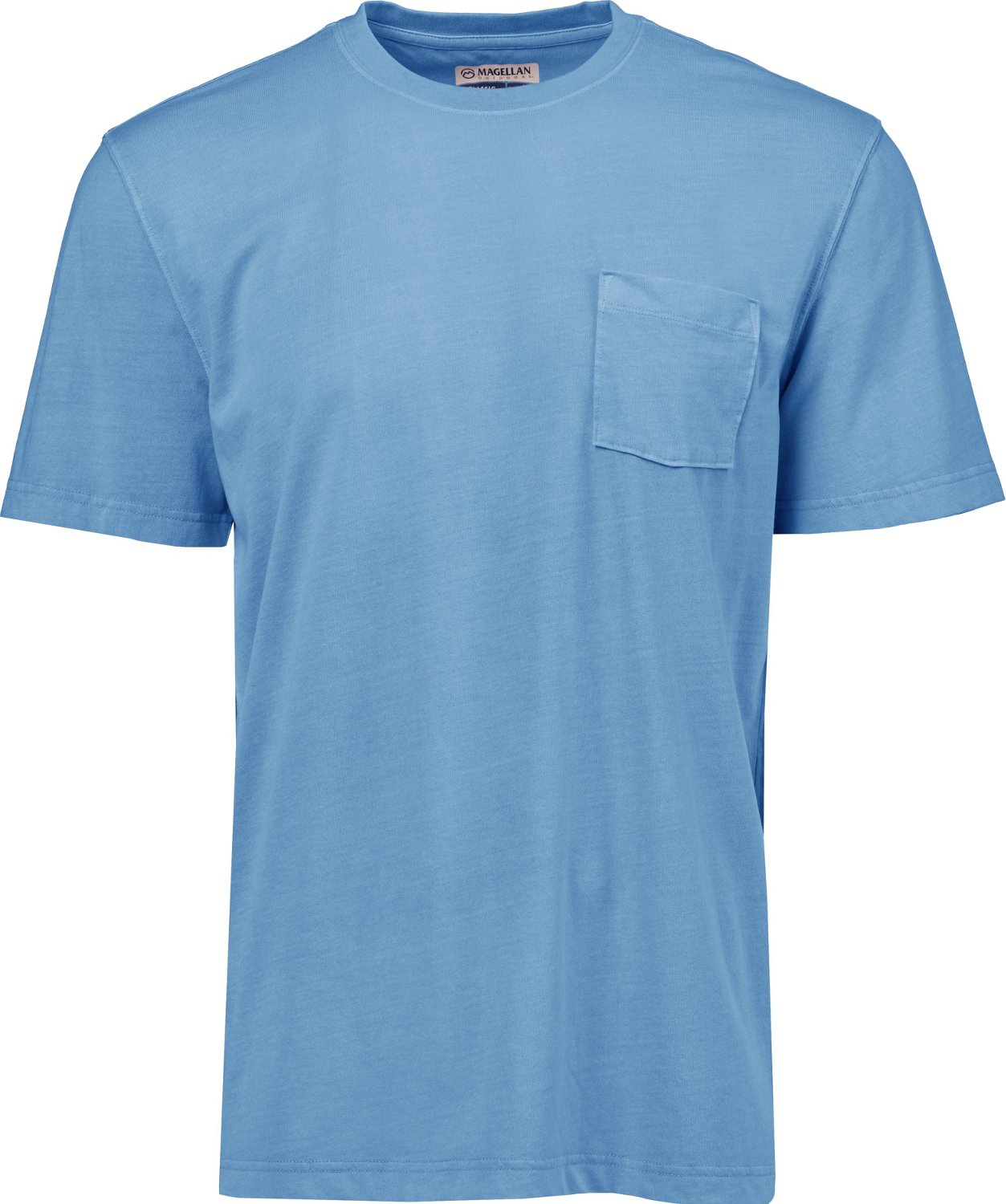 Magellan Outdoors Men's Shore & Line Washed Short Sleeve Pocket T-shirt                                                          - view number 1 selected