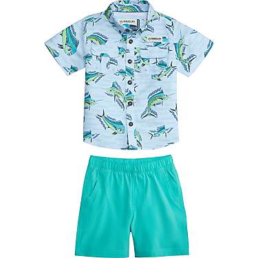 Magellan Outdoors Toddler Boys' Laguna Madre Print Shirt and Shorts Set                                                         