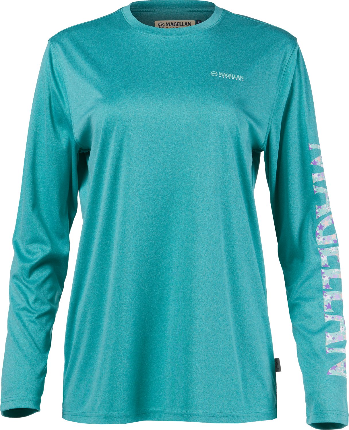 Magellan Outdoors Women's Caddo Lake Logo Crew Long Sleeve T-shirt                                                               - view number 1 selected