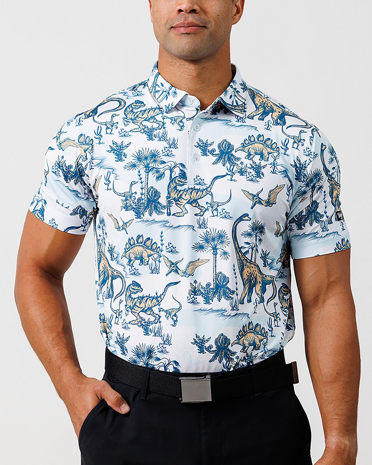 Waggle Men's Land Before Golf Polo Shirt                                                                                         - view number 1 selected