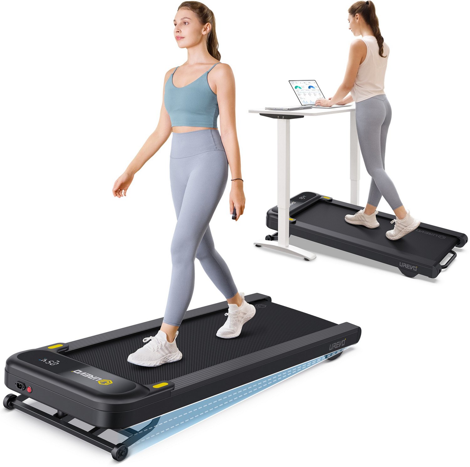 UREVO 3S Walking Treadmill with Auto Incline                                                                                     - view number 1 selected