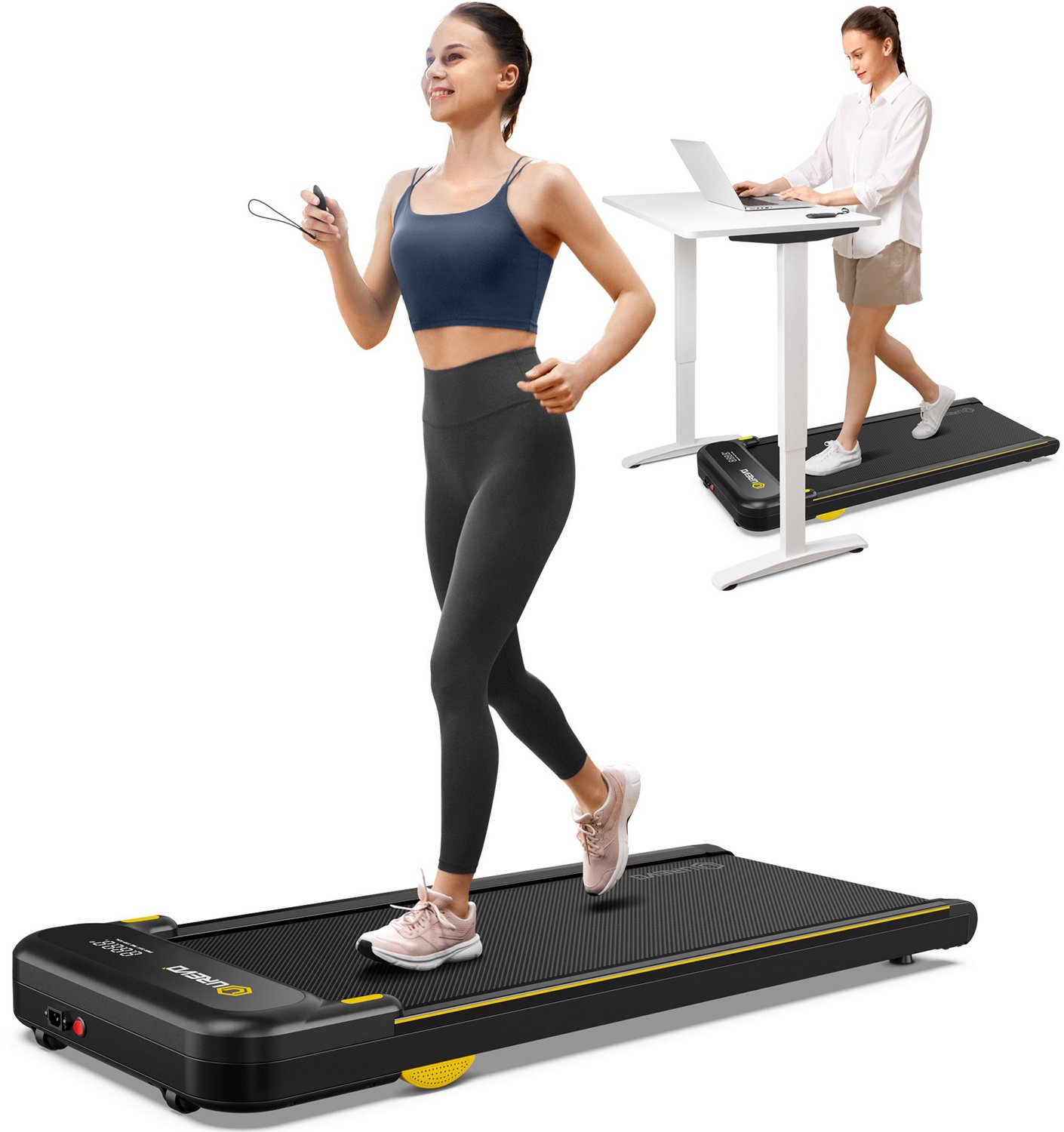 UREVO E4 Under Desk Compact Walking Pad Treadmill                                                                                - view number 1 selected