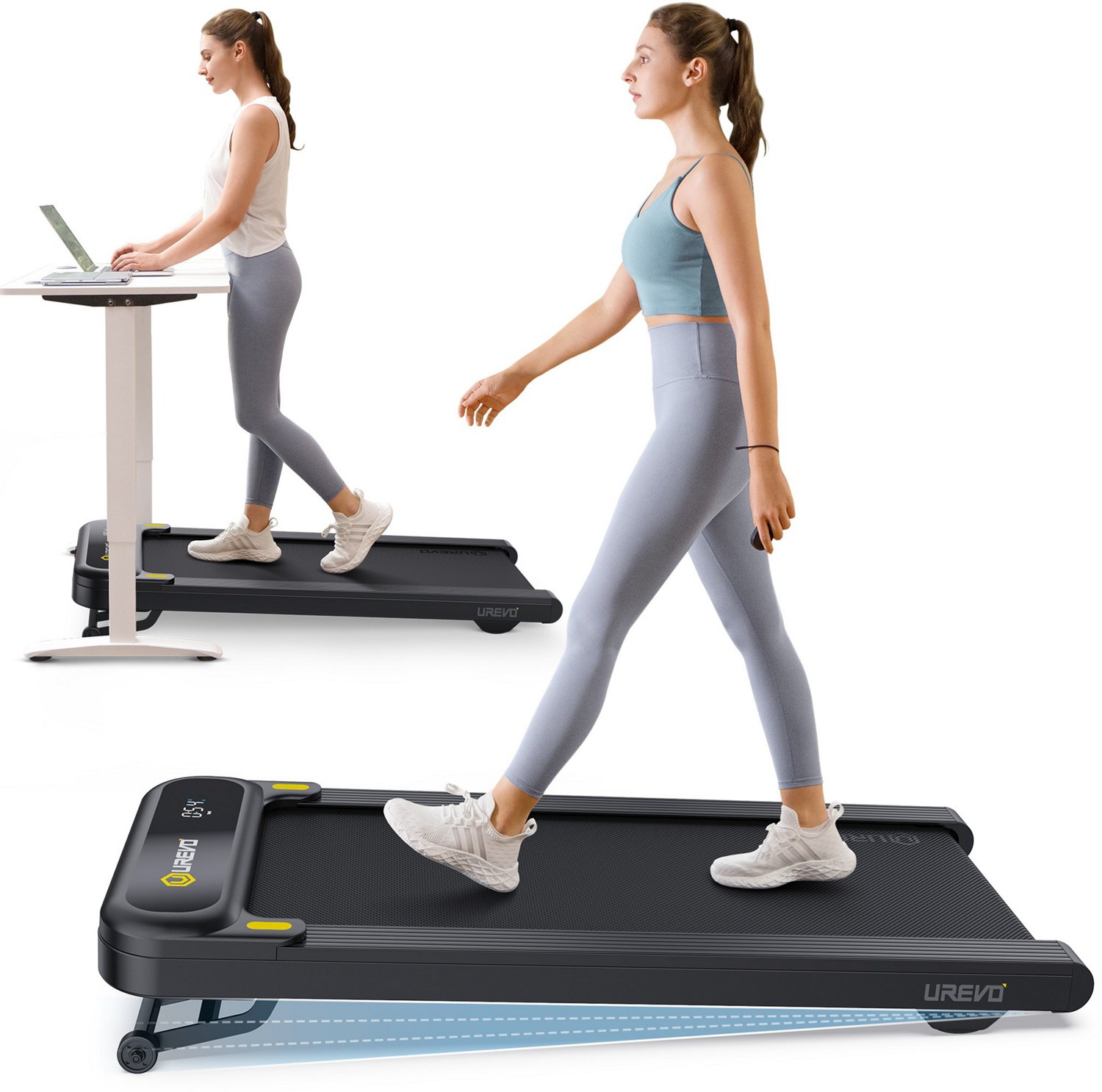 UREVO 3S Walking Treadmill with Auto Incline                                                                                     - view number 3