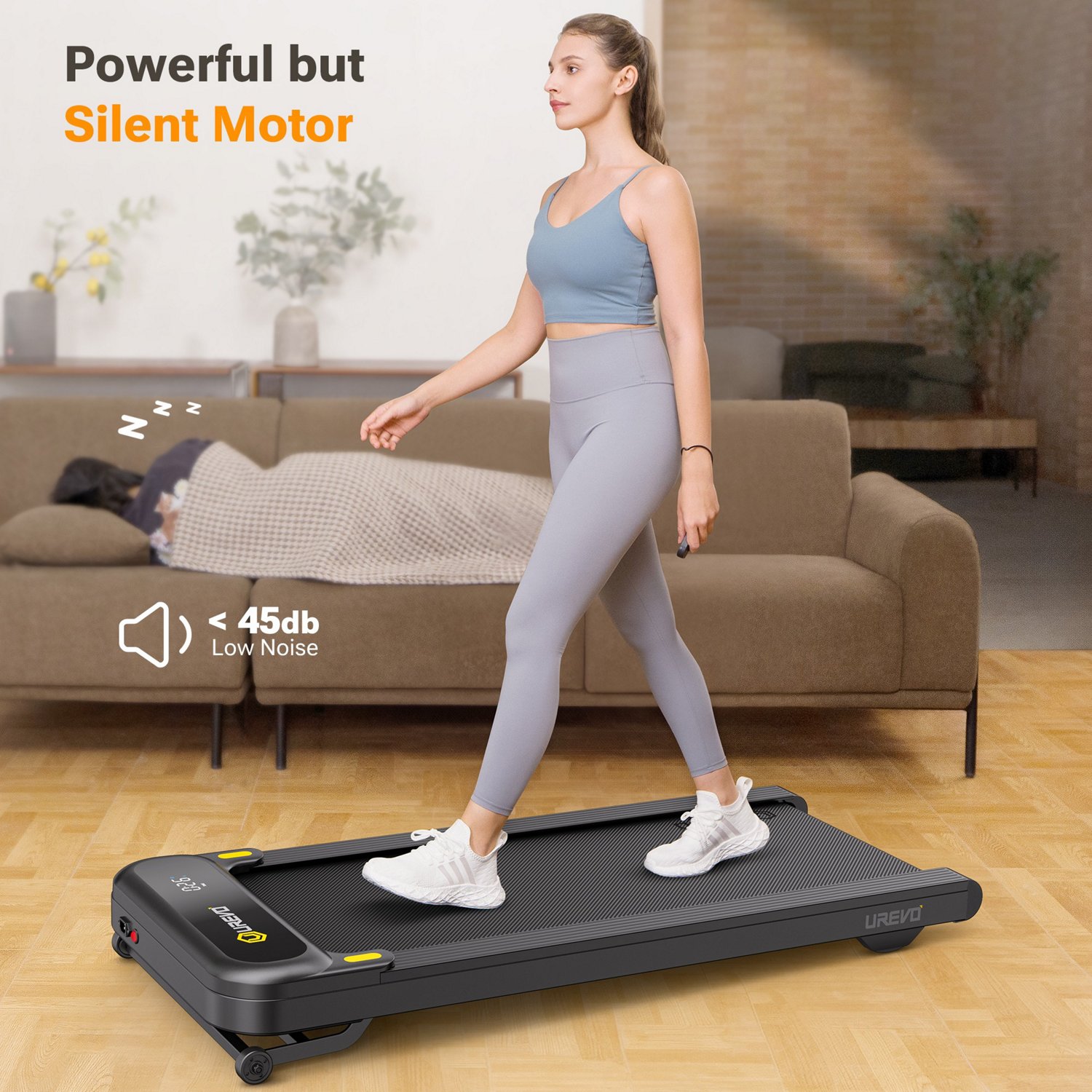 UREVO 3S Walking Treadmill with Auto Incline                                                                                     - view number 6