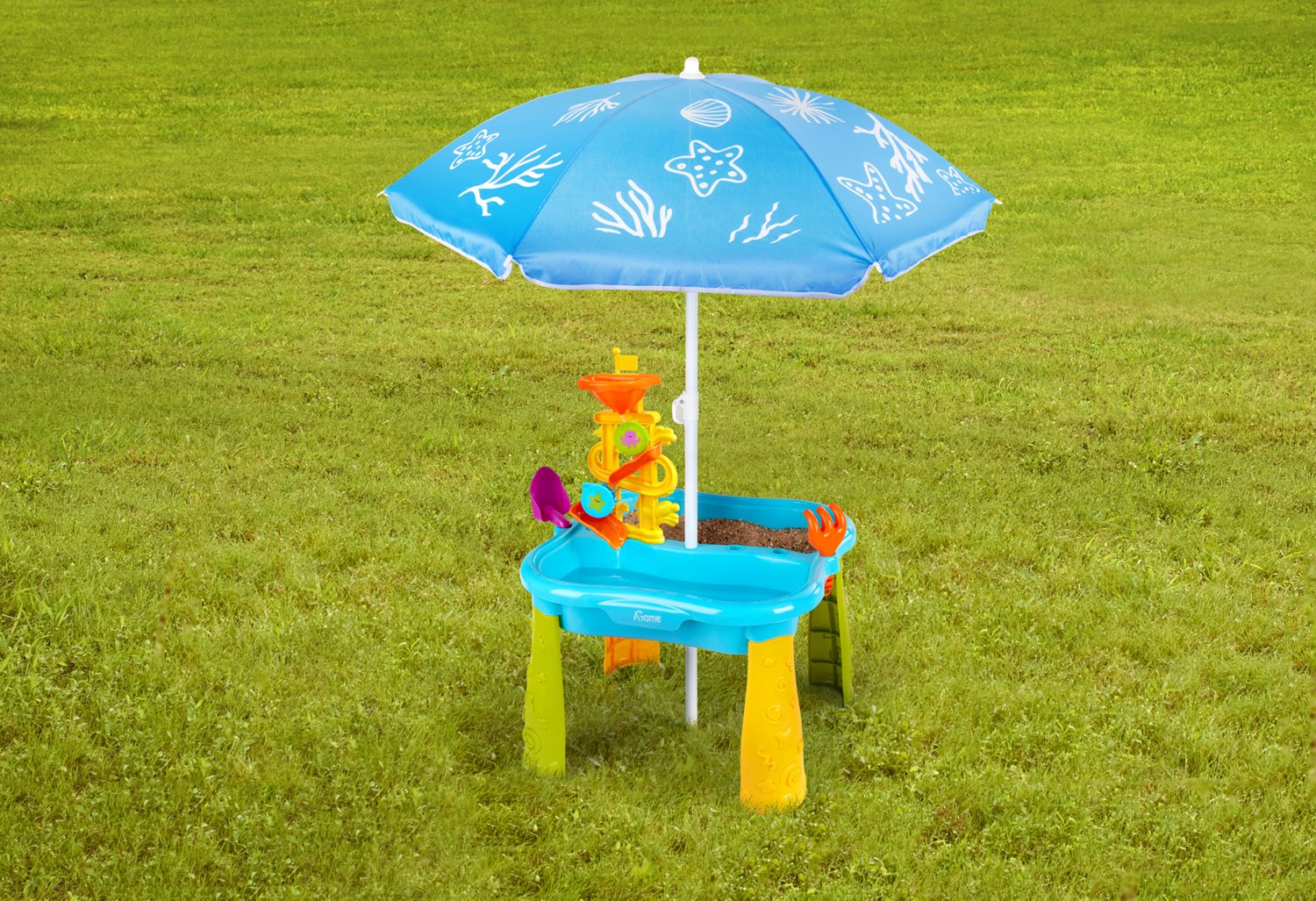 AGame Dual Sandbox and Water Table with Umbrella                                                                                 - view number 3