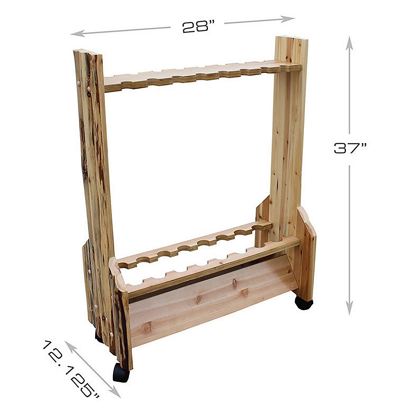 Rush Creek 16-Rod Double-Sided Rolling Rod Rack                                                                                  - view number 2