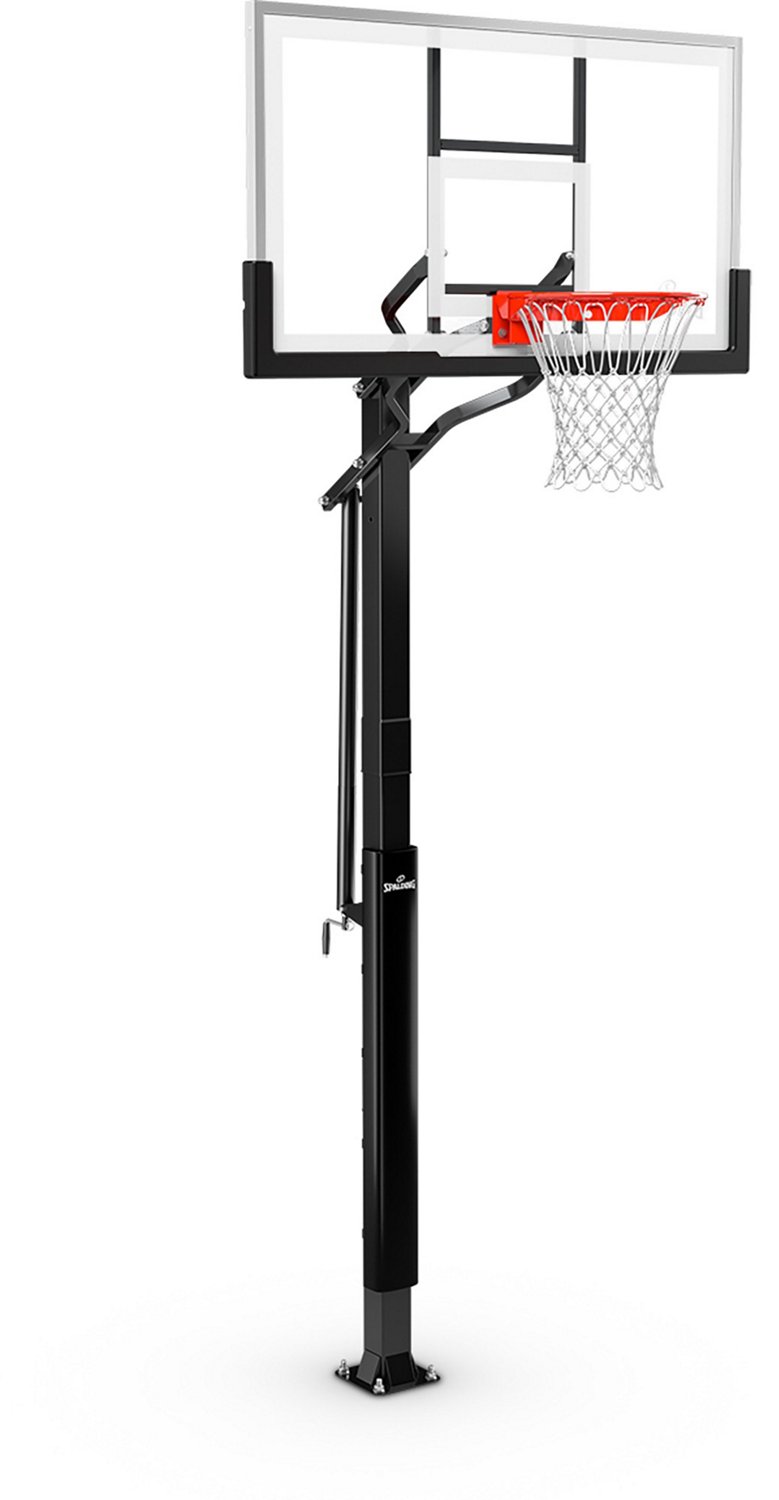 Spalding Glass In-Ground 60 in Basketball System                                                                                 - view number 1 selected