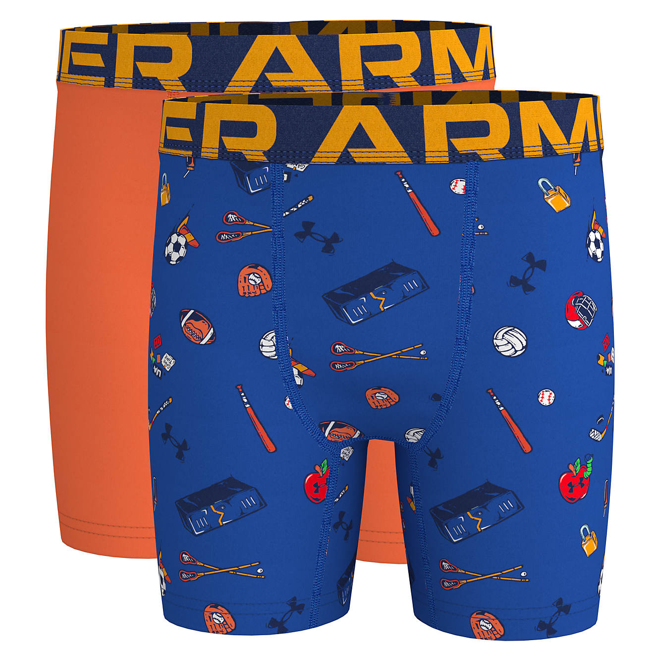 Under Armour Boys' Locker Room Boxer Set 2-Pack                                                                                  - view number 1