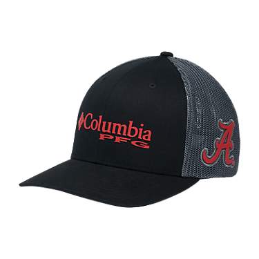 Columbia Sportswear Men's University of Alabama Collegiate PFG Mesh Ball Cap                                                    