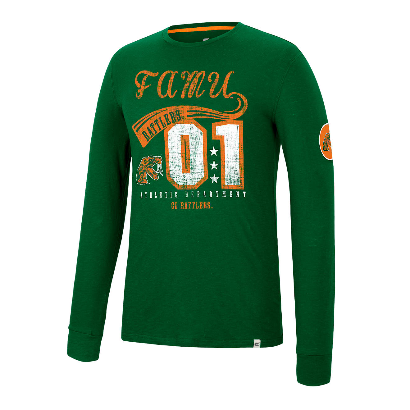 Colosseum Athletics Men's Florida A&M University Before Electricity Graphic Long Sleeve T-shirt                                  - view number 1