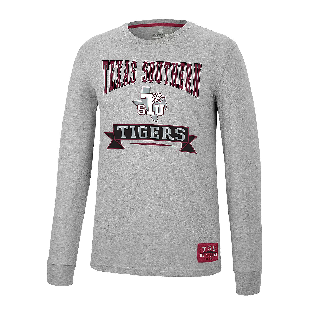 Colosseum Athletics Men's Texas Southern University Hey Everyone Graphic Long Sleeve T-shirt                                     - view number 1