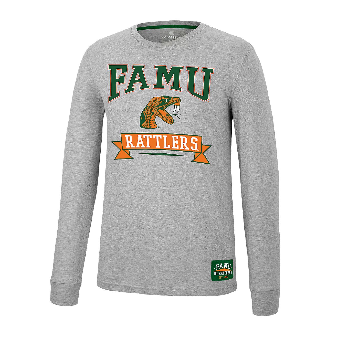 Colosseum Athletics Men's Florida A&M University Hey Everyone Graphic Long Sleeve T-shirt                                        - view number 1