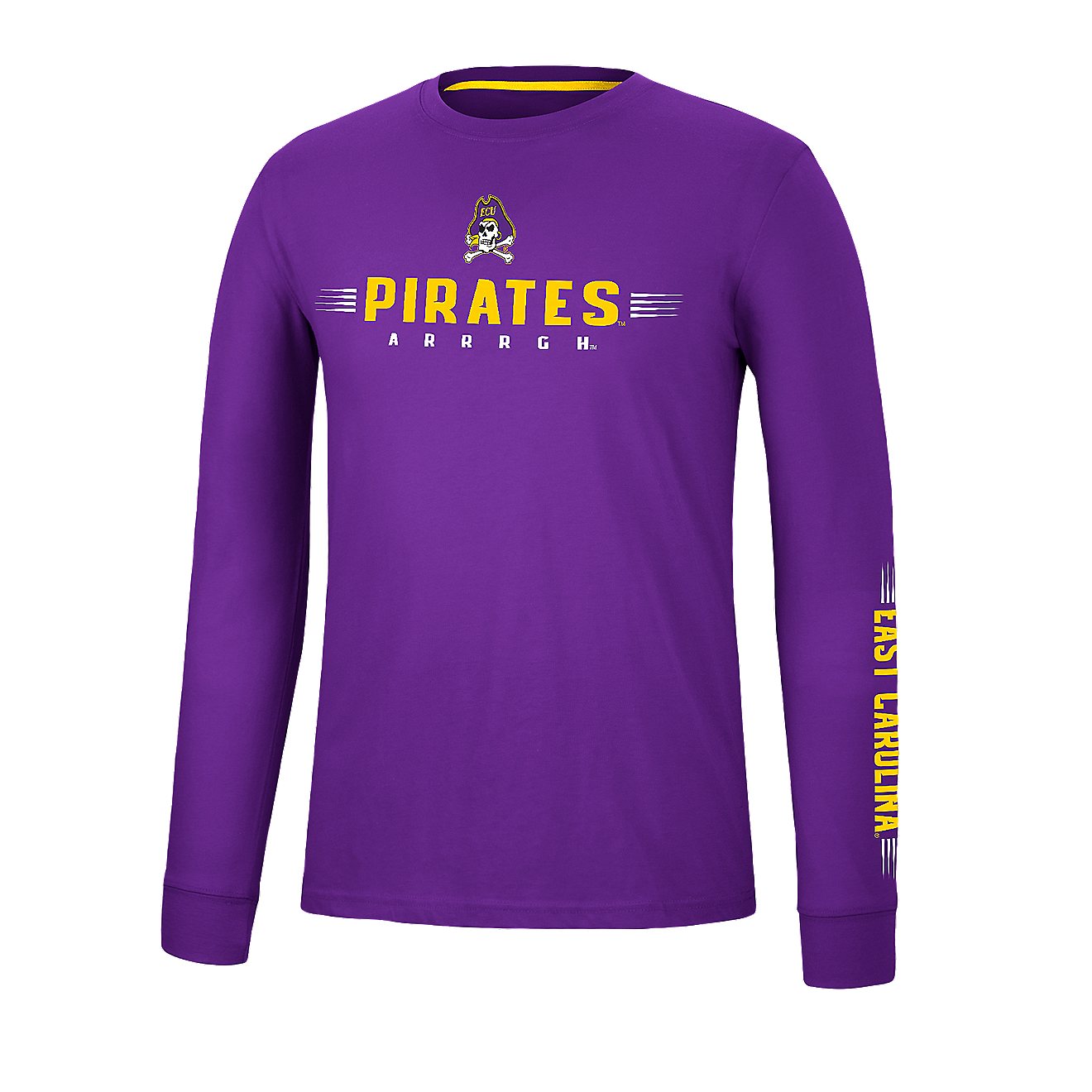 Colosseum Athletics Men’s East Carolina University Spackler Long Sleeve T-shirt                                                - view number 1