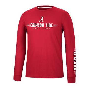 Colosseum Athletics Men’s University of Alabama Spackler Long Sleeve T-shirt                                                  