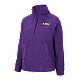 Colosseum Athletics Women’s Louisiana State University Winter Wonderland Chenille Sherpa ¼-Zip Pullover                       - view number 1 selected