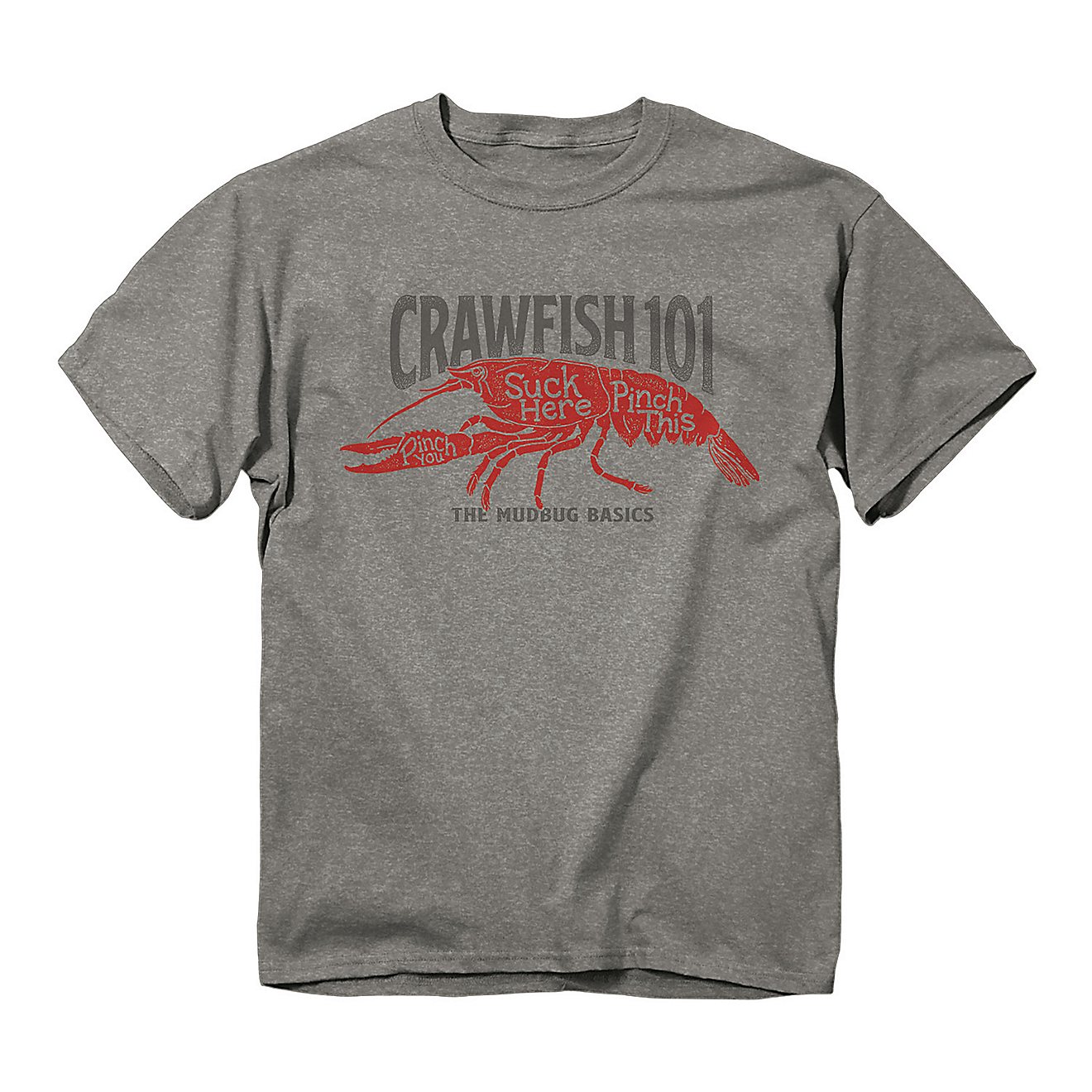 Buck Wear Men's Crawfish 101 Short Sleeve T-shirt                                                                                - view number 1
