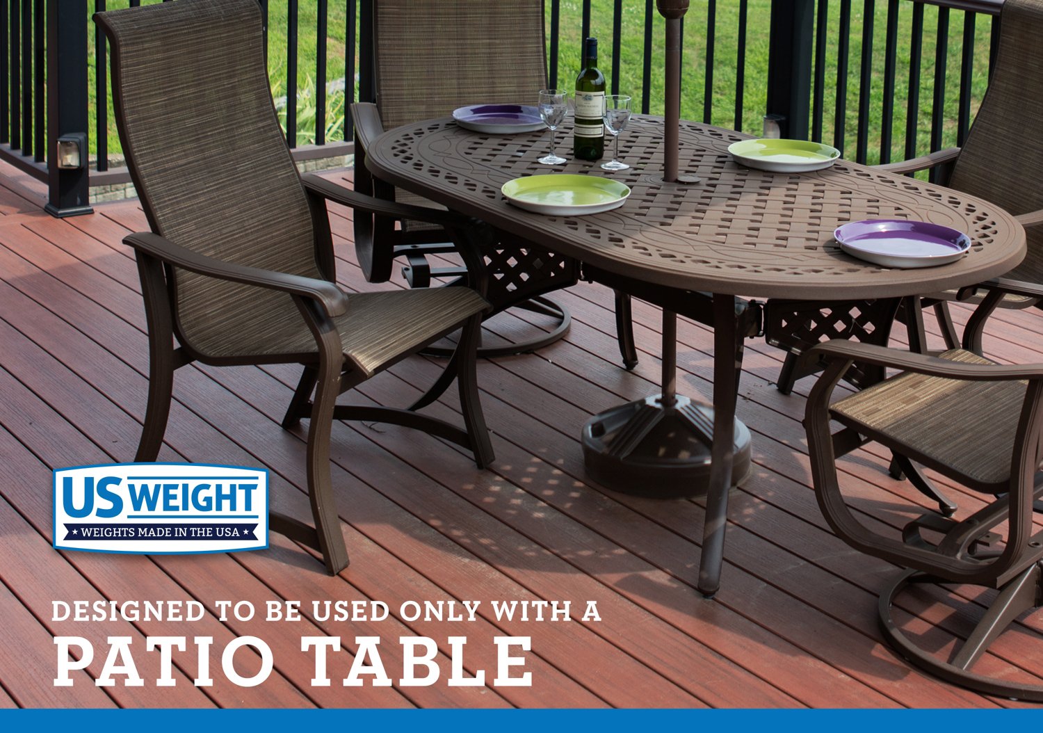 US Weight Durable 50 Pound Umbrella Base                                                                                         - view number 3