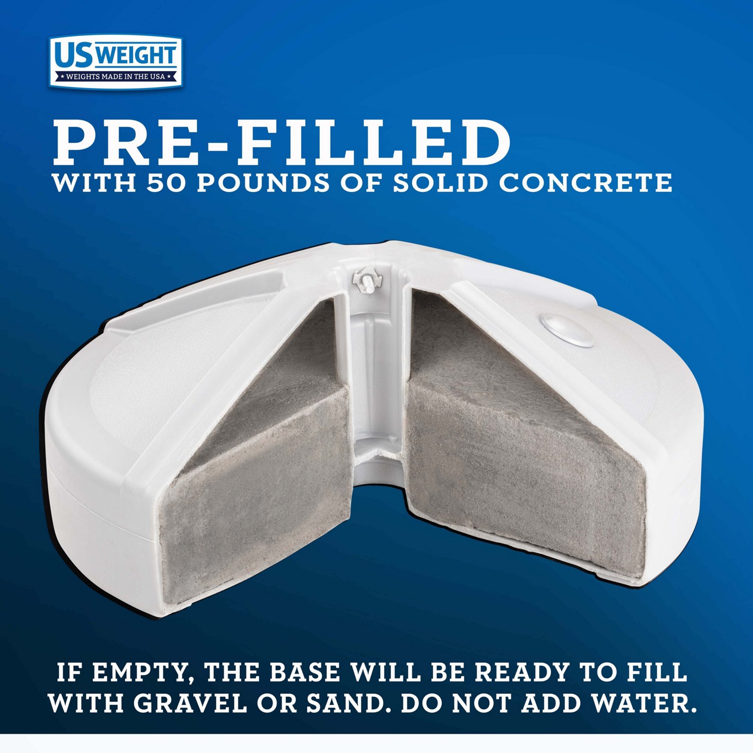 US Weight Durable 50 Pound Umbrella Base - view number 3