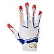 Shock Doctor Adults' Showtime Stars and Stripes Football Receiver Gloves                                                         - view number 3
