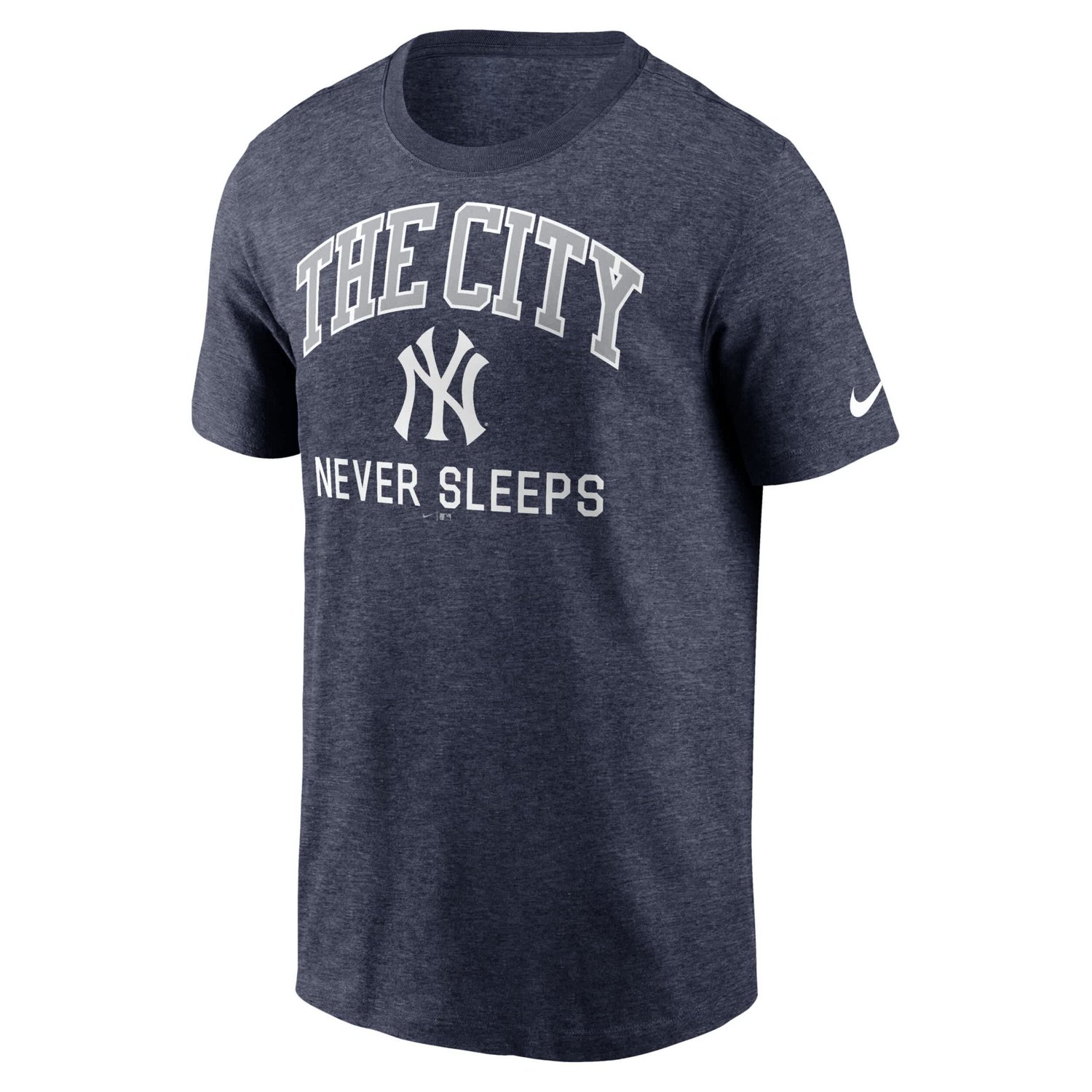 Nike Heather New York Yankees The City Never Sleeps Tri-Blend T-Shirt - view number 2