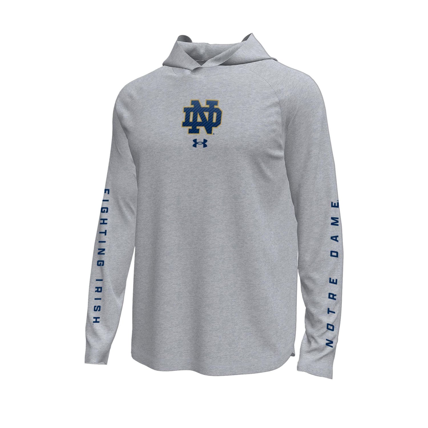 Under Armour Notre Dame Fighting Irish Tech Stretch Long-Sleeve Hooded T-Shirt