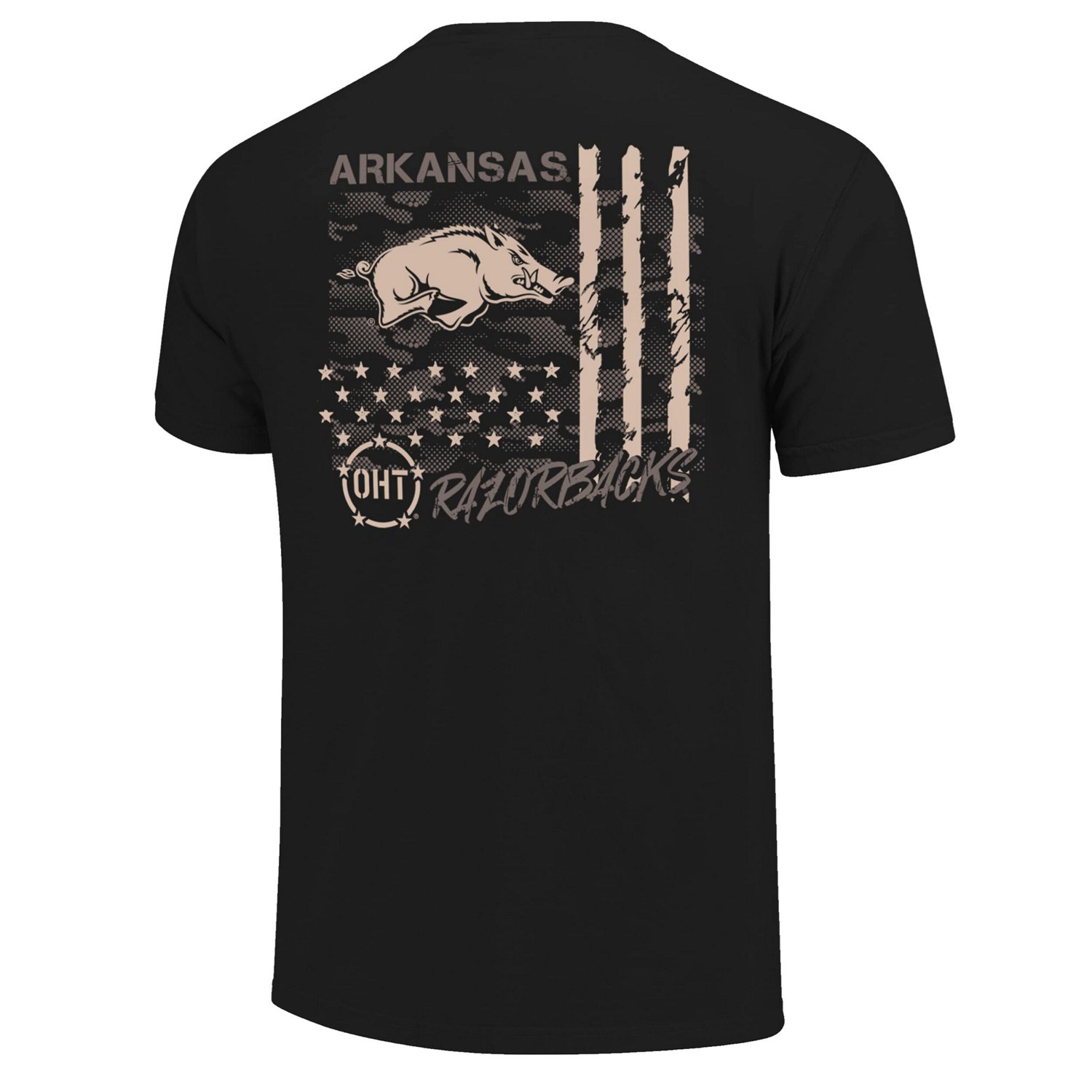Arkansas Razorbacks Comfort Colors OHT Camo Overlay T-Shirt - view number 4
