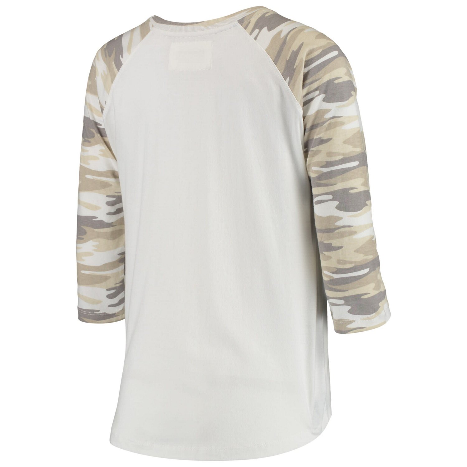 /Camo Iowa Hawkeyes Boyfriend Baseball Raglan 3/4-Sleeve T-Shirt - view number 3