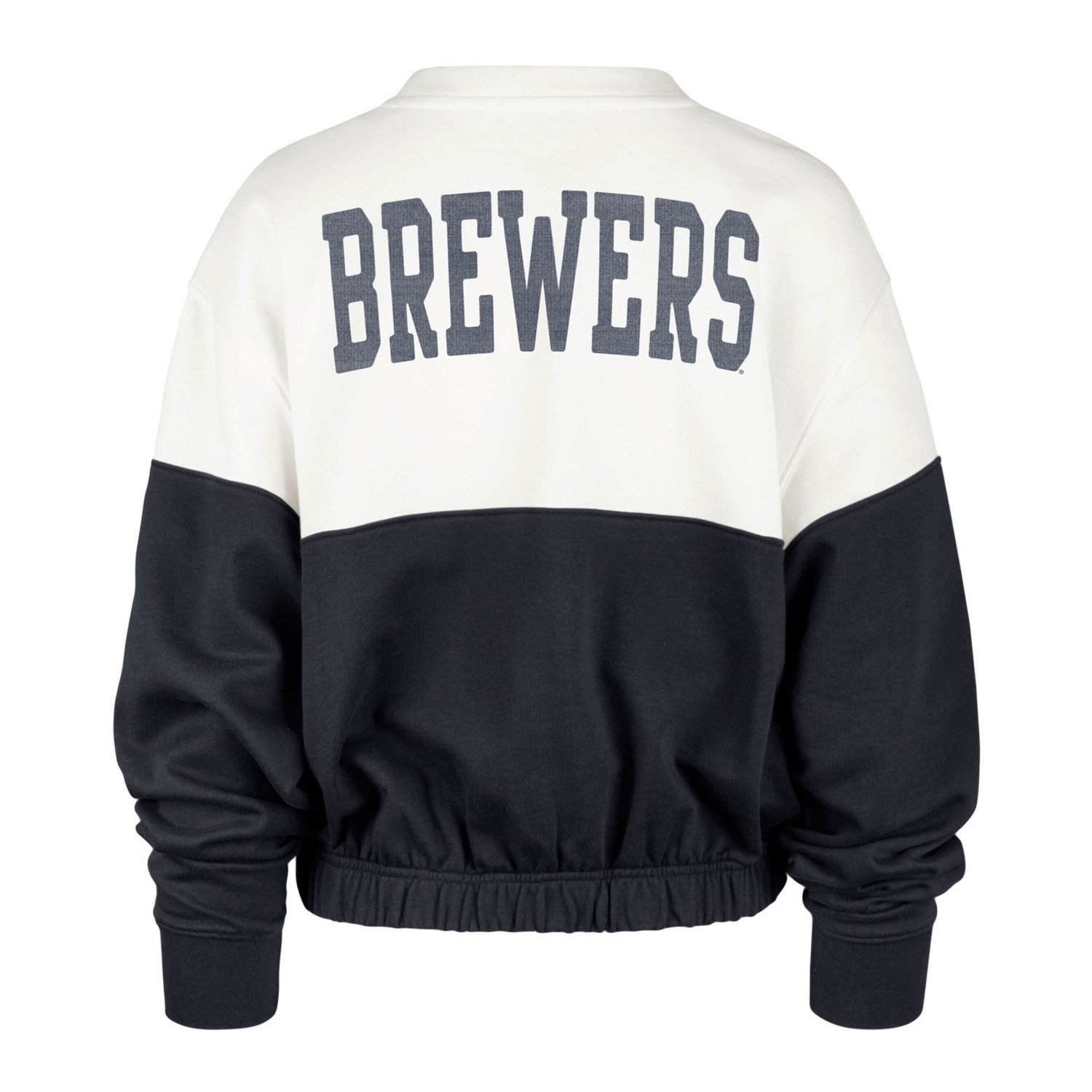 '47 /Navy Milwaukee Brewers Take Two Bonita Pullover Sweatshirt                                                                  - view number 3