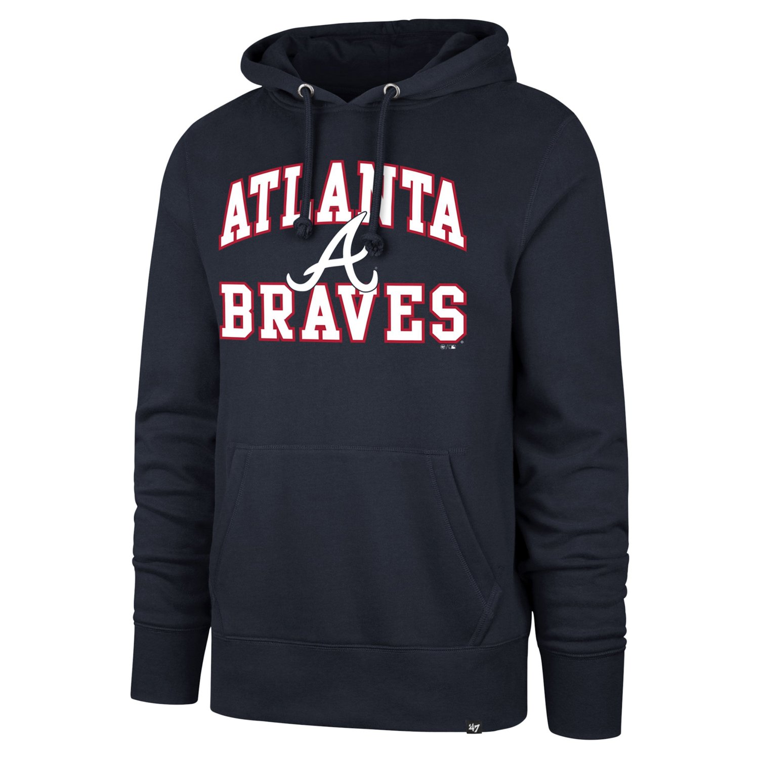 '47 Atlanta Braves Big  Tall Velocity Fleece Pullover Hoodie - view number 2