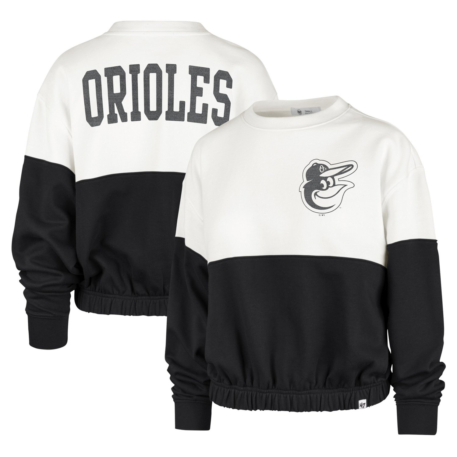 '47 Black Baltimore Orioles Take Two Bonita Pullover Sweatshirt