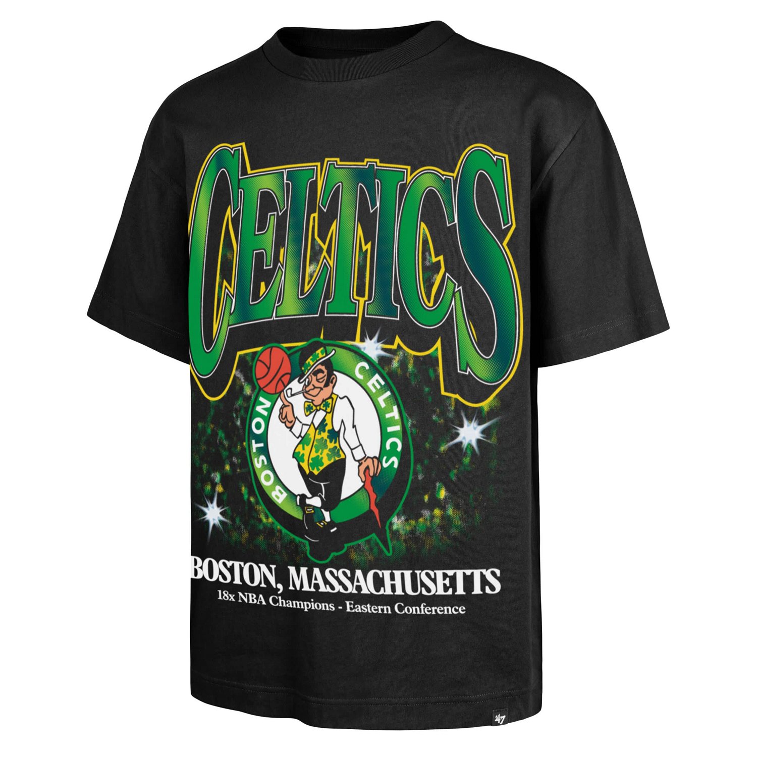 '47 Boston Celtics Past Champs Collection Flashbulb Foundation T-Shirt - view number 2