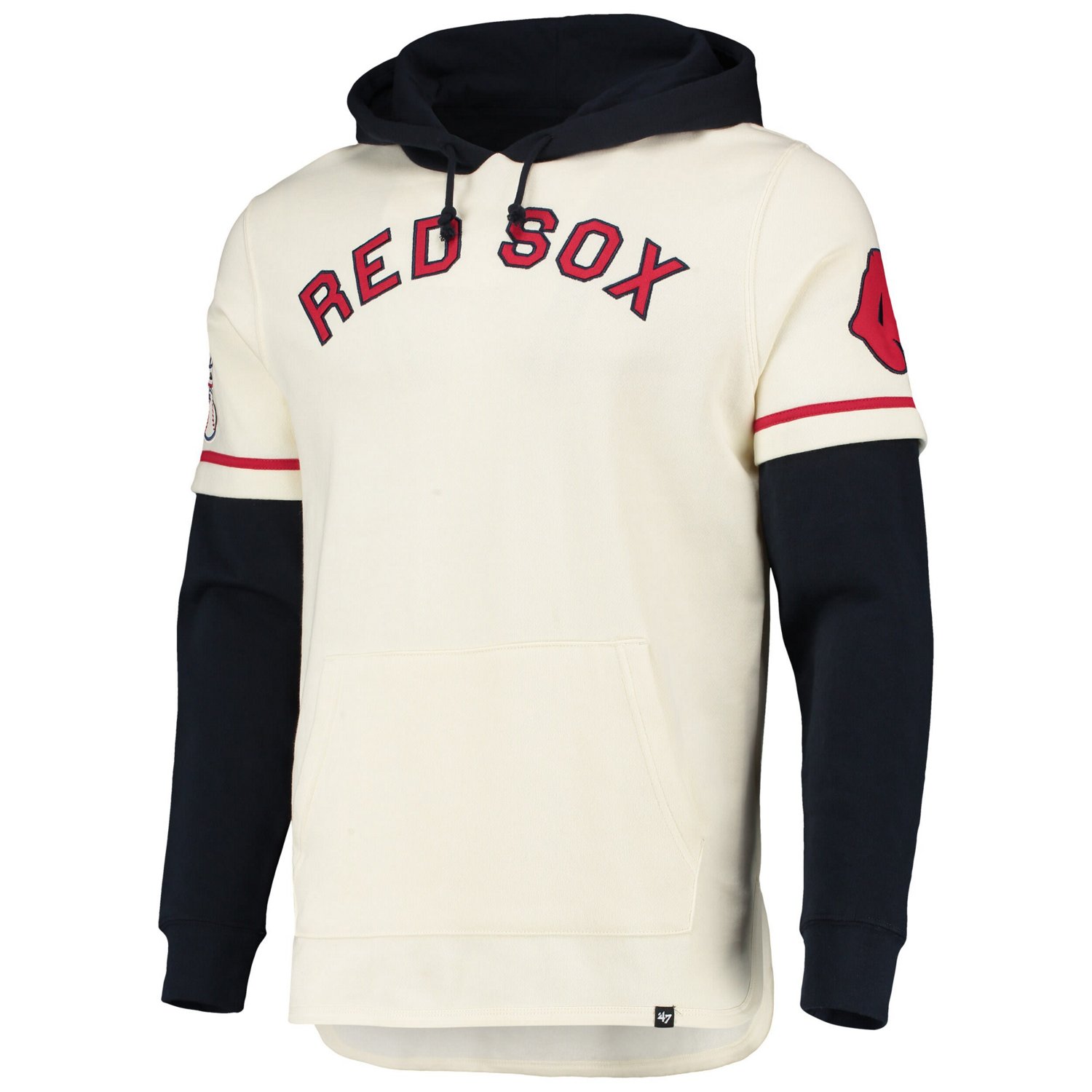 '47 Boston Red Sox Trifecta Shortstop Pullover Hoodie                                                                            - view number 2
