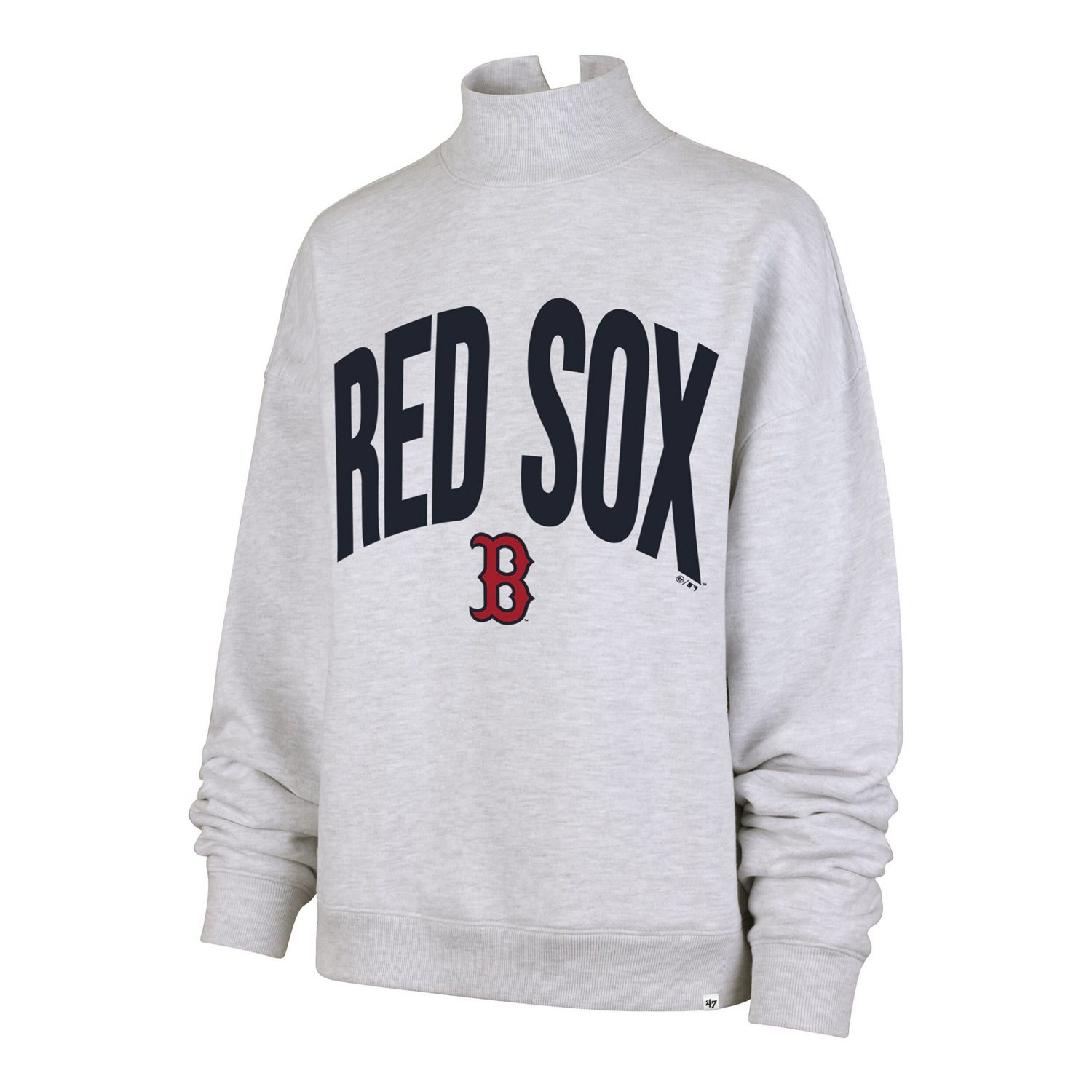 '47 Boston Sox Subtle Muse Mock Neck Sweatshirt - view number 2