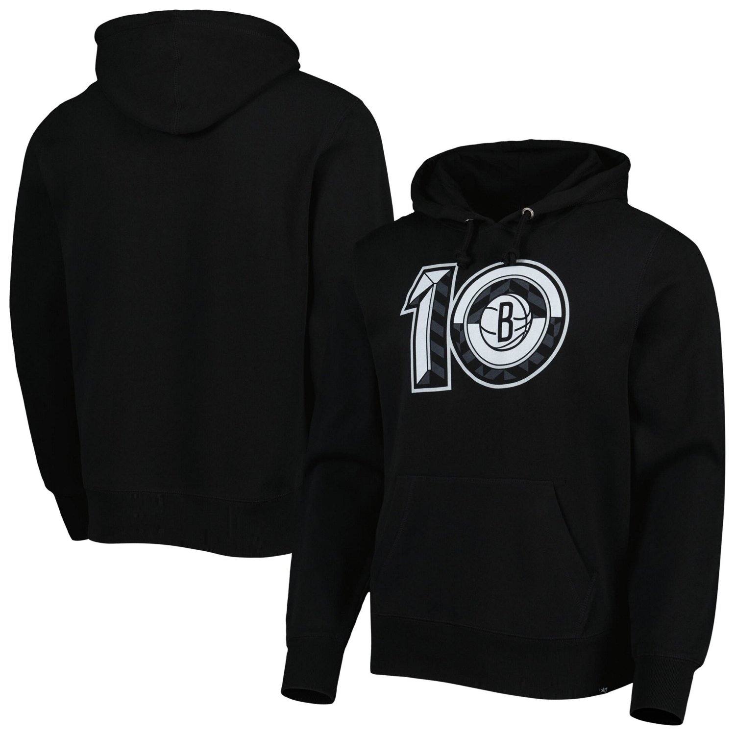 '47 Brooklyn Nets 10th Anniversary Headline Pullover Hoodie