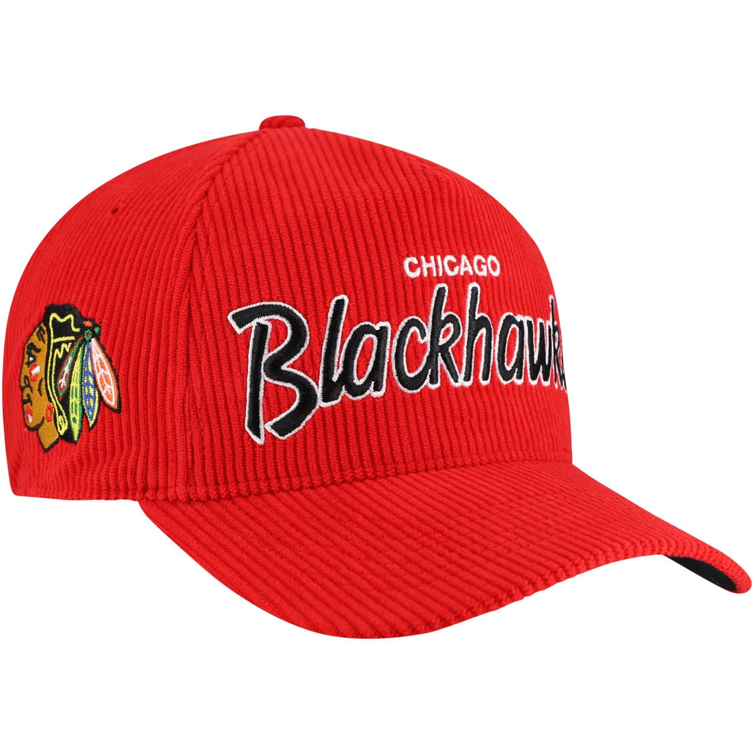 '47 Chicago Blackhawks Crosstown Corduroy Hitch Adjustable Hat