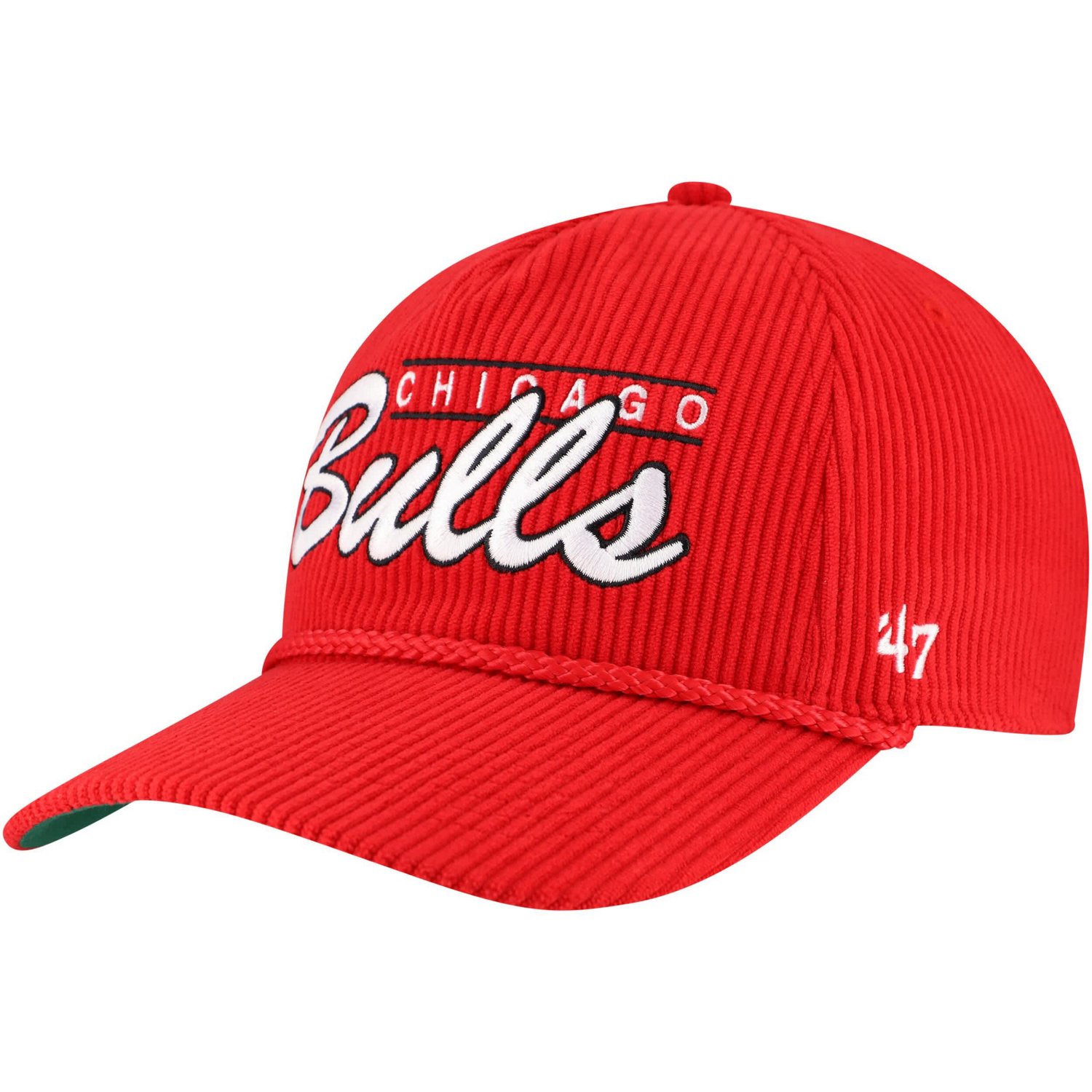 '47 Chicago Bulls Double Header Sidepatch Cord Hitch Adjustable Hat - view number 3