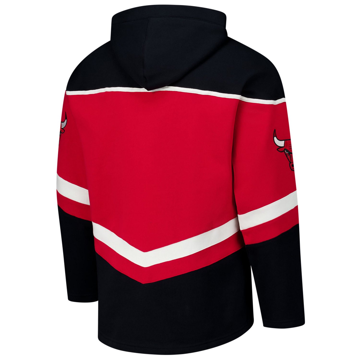 '47 Chicago Bulls Oversized Tri-Satin Layup Lacer Pullover Hoodie - view number 3