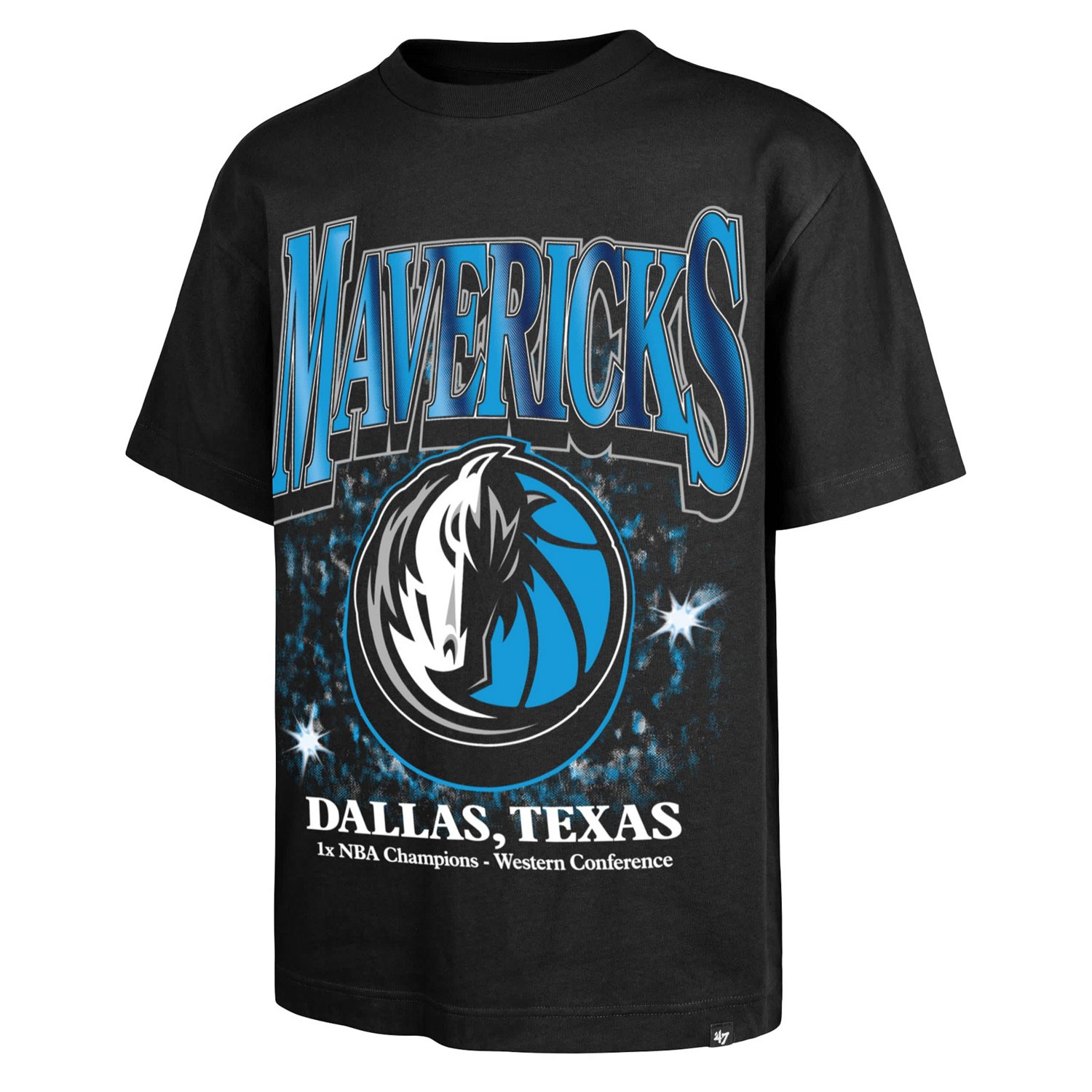 '47 Dallas Mavericks Past Champs Collection Flashbulb Foundation T-Shirt - view number 2