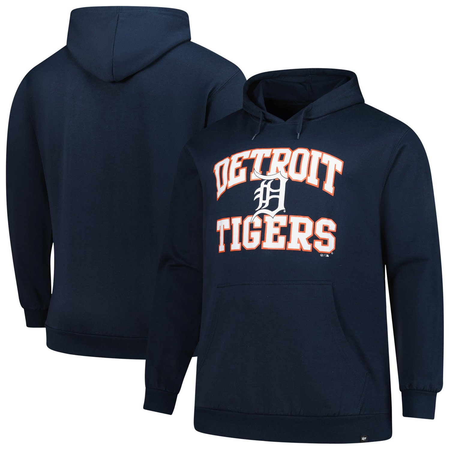 '47 Detroit Tigers Big  Tall Velocity Fleece Pullover Hoodie - view number 1