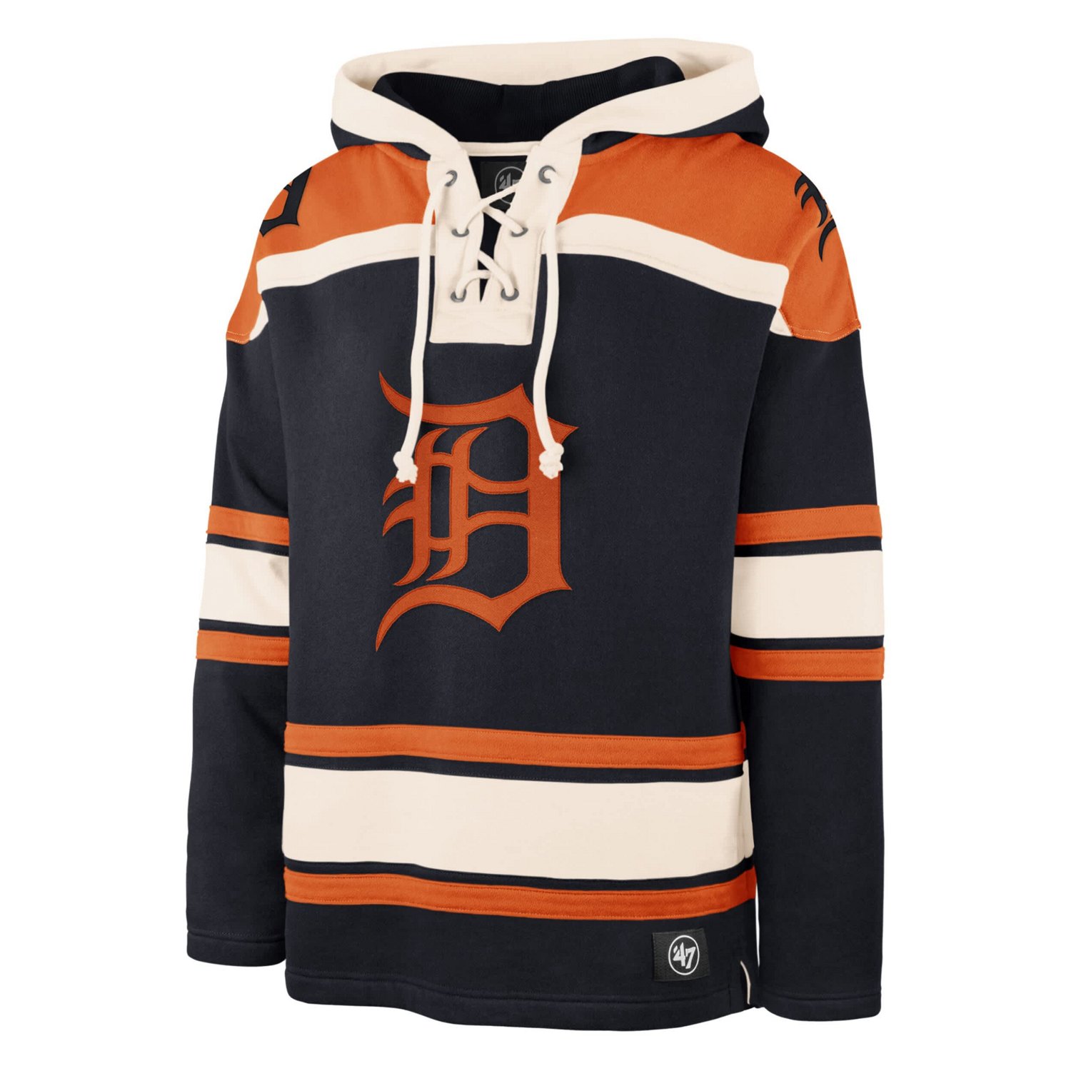 '47 Detroit Tigers Superior Lacer Pullover Hoodie - view number 2