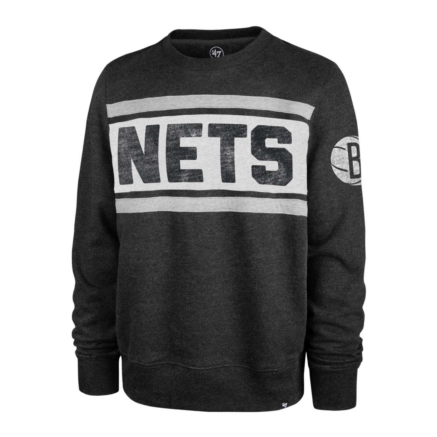 '47 Heather Brooklyn Nets Tribeca Emerson Pullover Sweatshirt